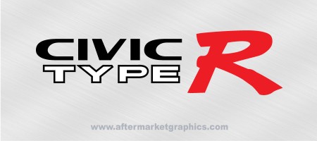 Honda Civic Type R Decals - Pair (2 pieces)